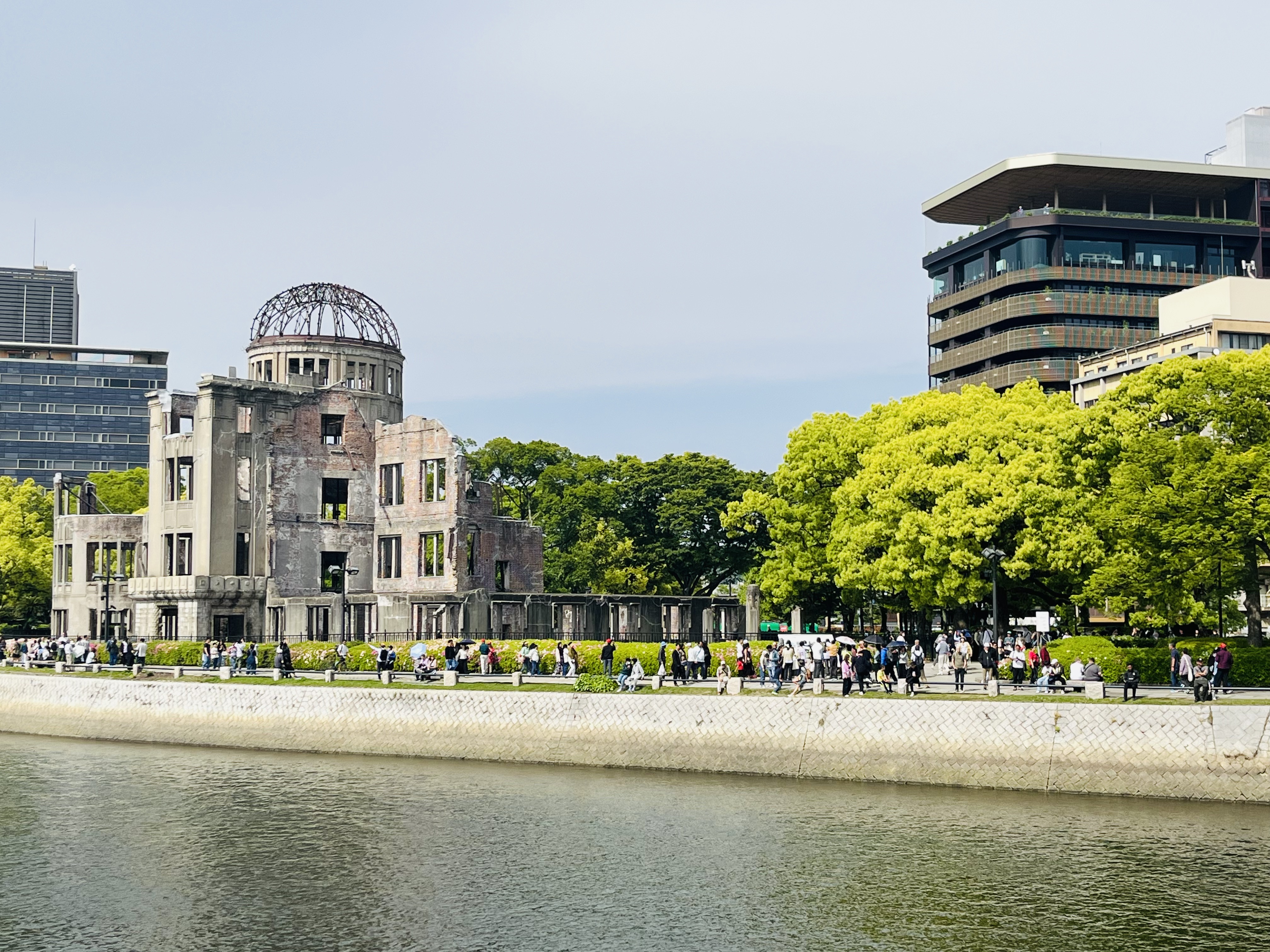 Vestiges du dernier bâtiment d'avant le bombardement
