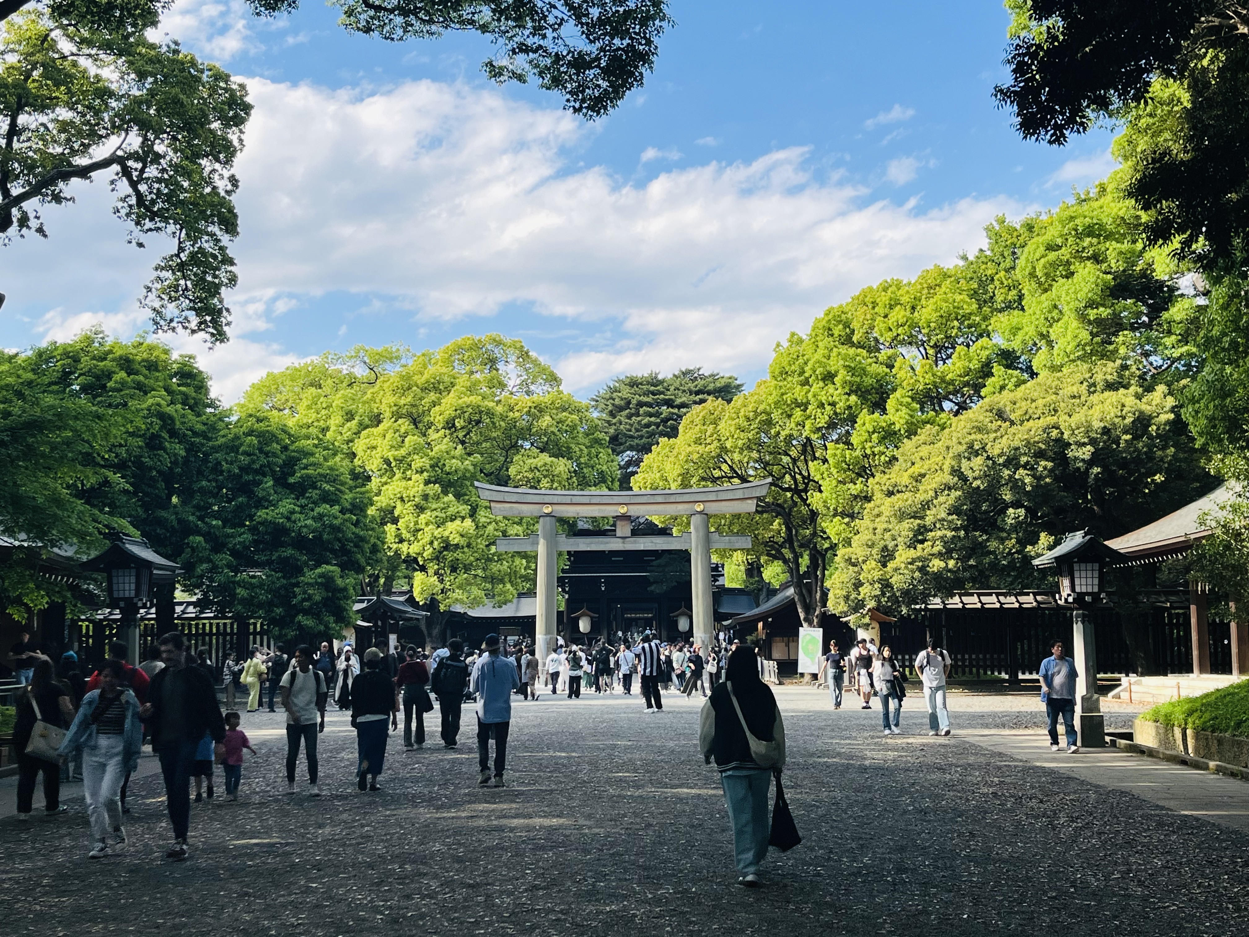 Torii d'un parc à Tokyo